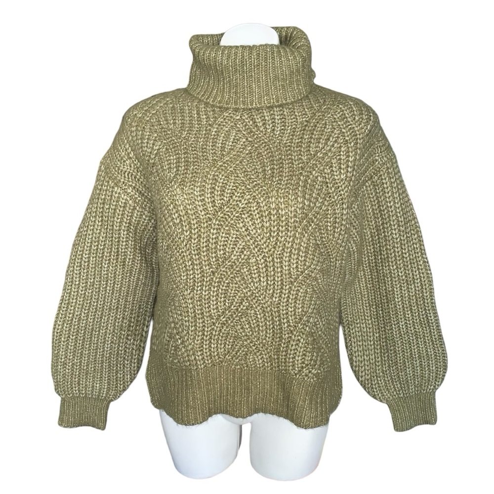 NWT Chunky Braided Fisherman Knit Sweater Oversized